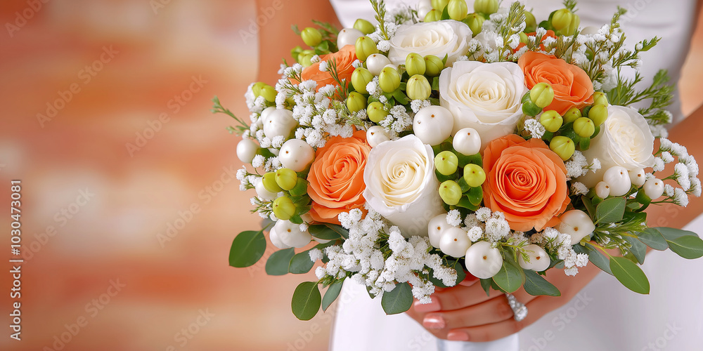 bride holding a wedding bouquet of roses bride holding a wedding bouquet of roses