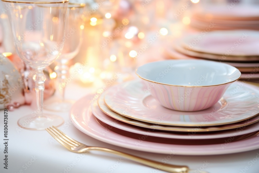 Pastel Christmas tablescape tableware saucer. Pastel Christmas tablescape tableware saucer.