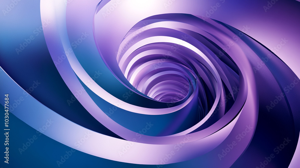 Abstract Purple and Blue Spiral Background Abstract Purple and Blue Spiral Background
