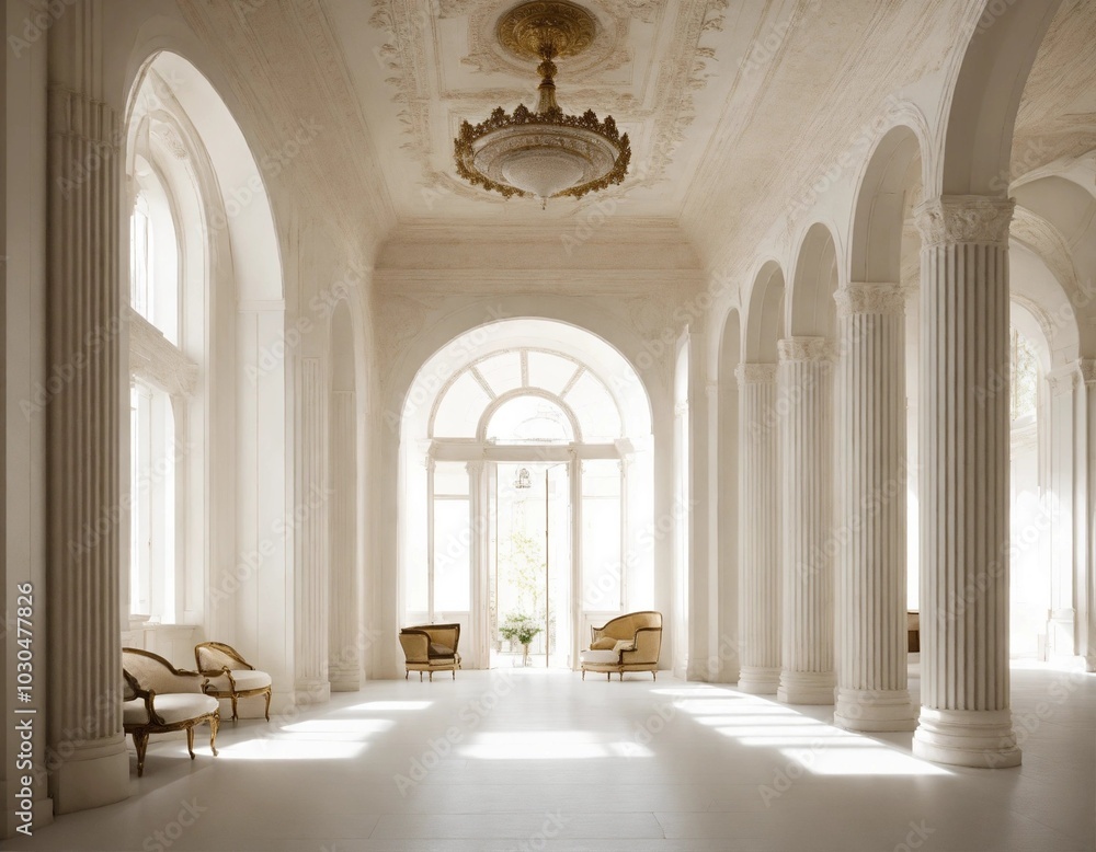 Luxury interior, AI generated Luxury interior, AI generated