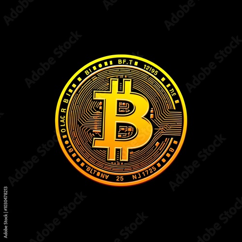 bitcoin logo illustration