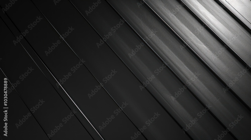 Obraz premium Abstract Black and White Striped Surface