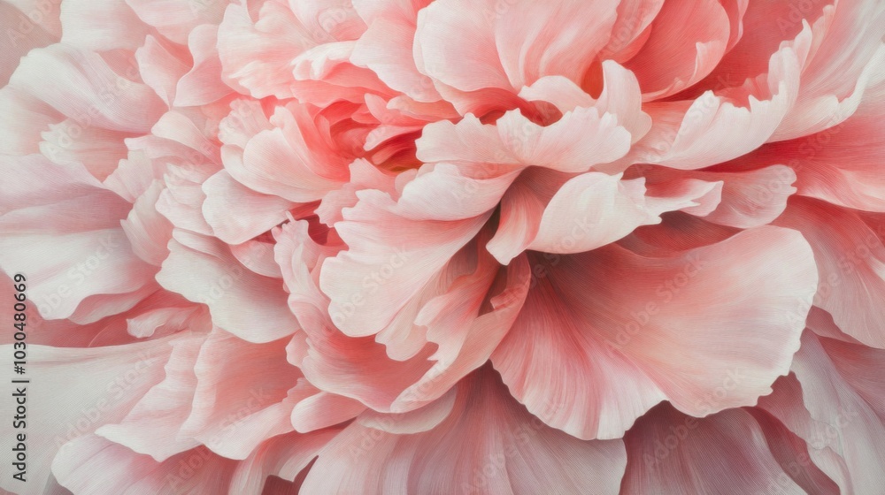 Delicate Pink Flower in Bloom Delicate Pink Flower in Bloom