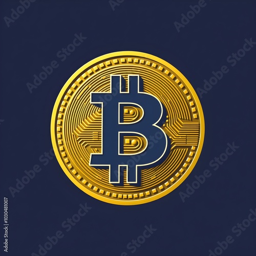 Bitcoin logo illustration