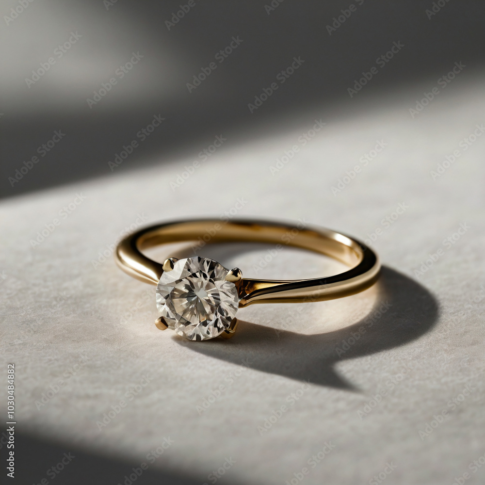 Wedding ring showcasing a stunning diamond. Wedding ring showcasing a stunning diamond.