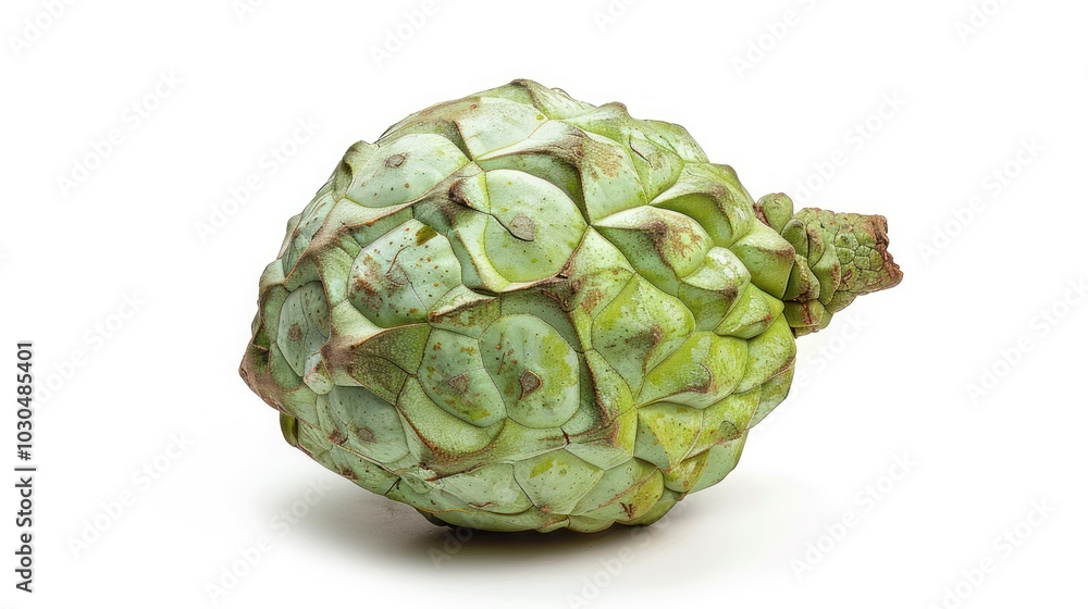 Obraz premium A Single Green Custard Apple