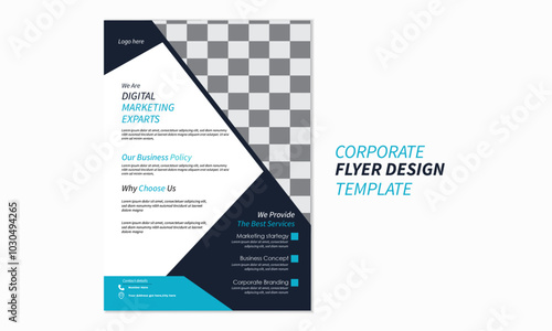 Creative Corporate business flyer template for poster flyer cover