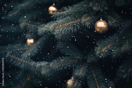 Wallpaper Mural Christmas tree backgrounds plant illuminated. Torontodigital.ca