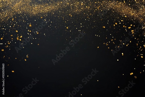 Gold glitter background, elegant gold sparkle, dark festive glitter, luxury gold confetti, glitter sparkles, festive gold shimmer