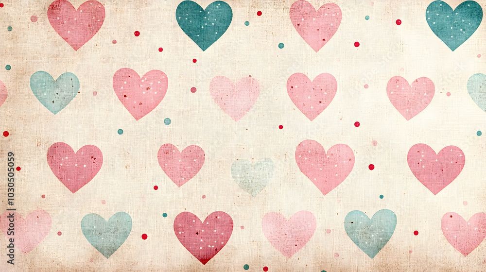 seamless pattern with hearts seamless pattern with hearts
