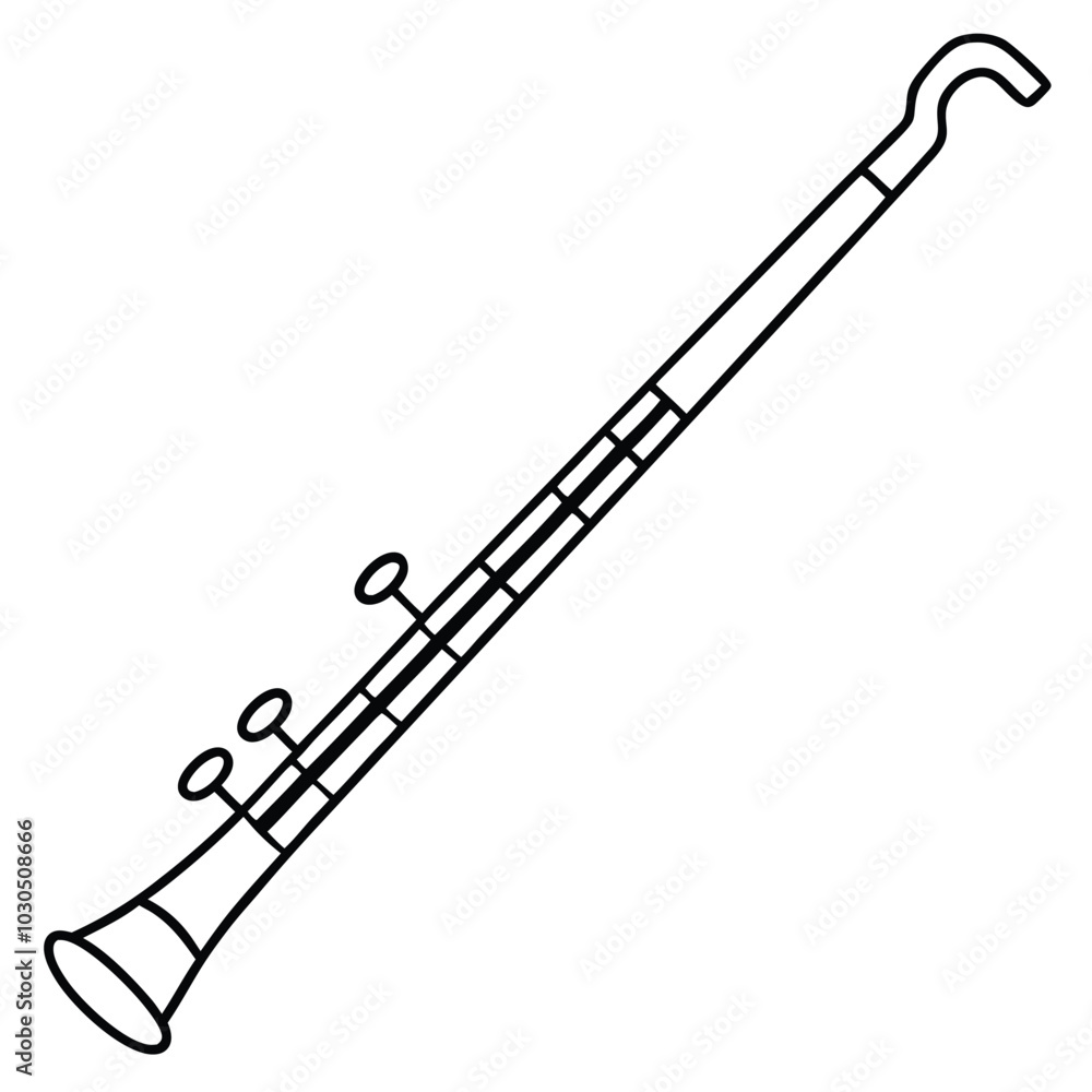 Bassoon Vector Illustration Bassoon Vector Illustration