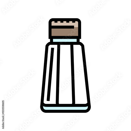salt shaker glass package color icon vector. salt shaker glass package sign. isolated symbol illustration