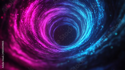 A stunning abstract representation of a swirling vortex