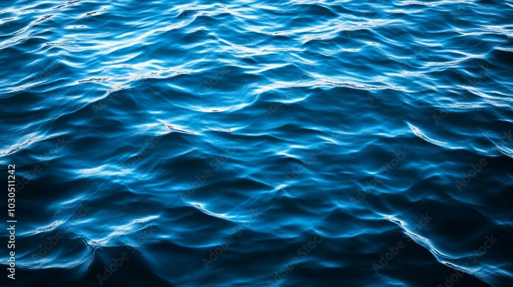 Deep blue sea texture, calming background of water surface. Deep blue sea texture, calming background of water surface.