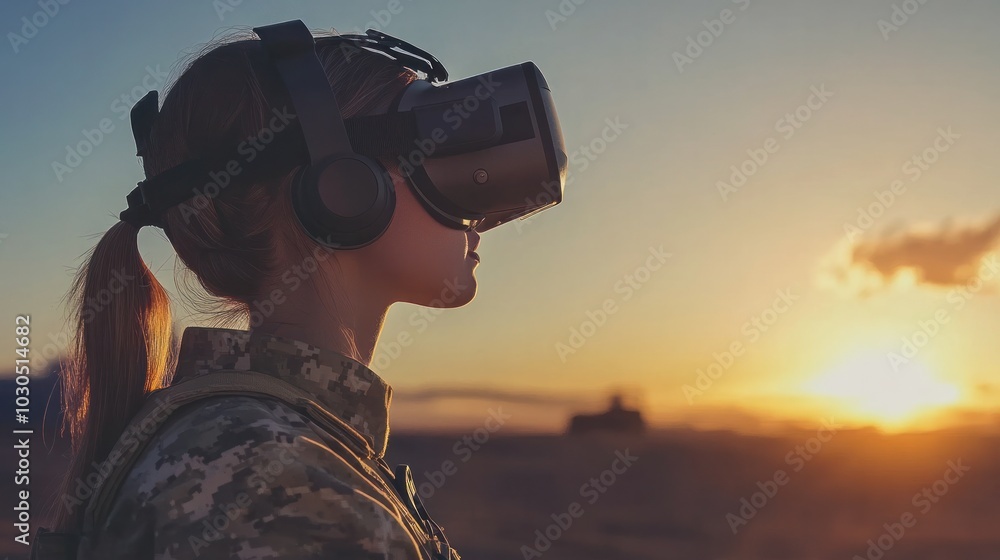 Obraz premium Virtual reality therapy for PTSD helping individuals cope with trauma through immersive experiences