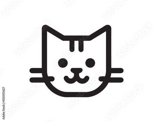 3d graphic of a cat vector illustration