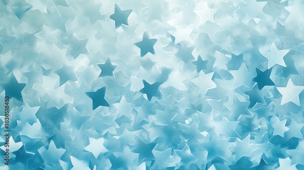 A dreamy background of translucent blue stars scattered across a soft gradient. A dreamy background of translucent blue stars scattered across a soft gradient.