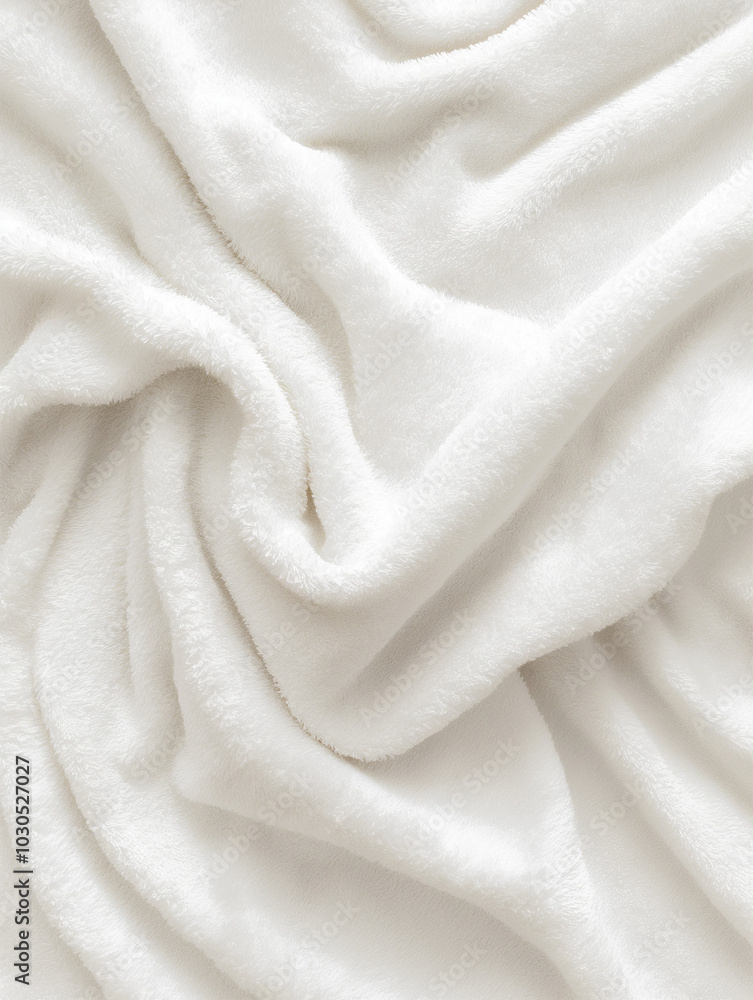 white cotton fabric towel texture background