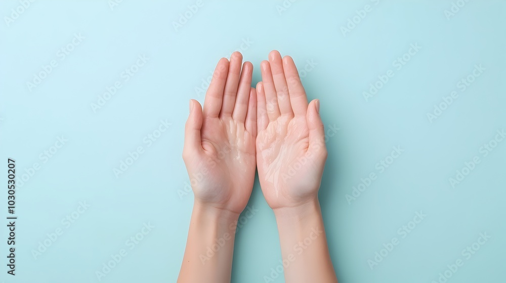 Hands with Extremely Dry Skin Applying Hydrating Skincare Lotion for Healthcare and Wellness Hands with Extremely Dry Skin Applying Hydrating Skincare Lotion for Healthcare and Wellness
