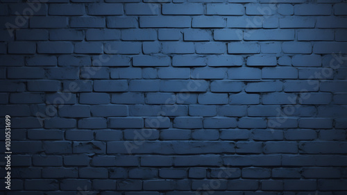 Aged brick wall texture with weathered blue bricks, perfect for urban architecture backdrop
