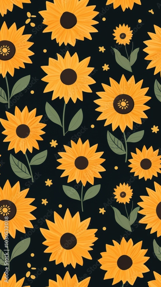 Sunflower pattern backgrounds wallpaper. Sunflower pattern backgrounds wallpaper.