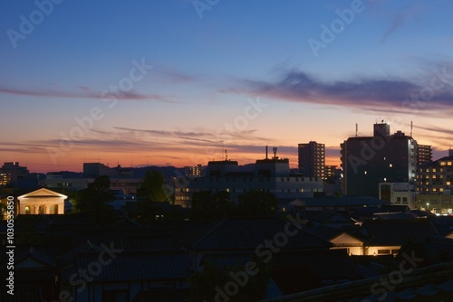 倉敷美観地区の夜景 夕景 星空 岡山県 インバウンド