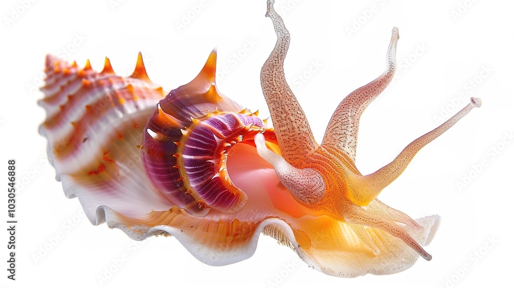 A Marine Animal on White Background - a captivating and unique visual. The marine animal on a pure white backdrop creates an enchanting and distinct scene. A Marine Animal on White Background - a captivating and unique visual. The marine animal on a pure white backdrop creates an enchanting and distinct scene.