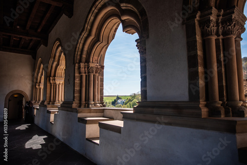 Vianden Castle in Luxembourg, Europe