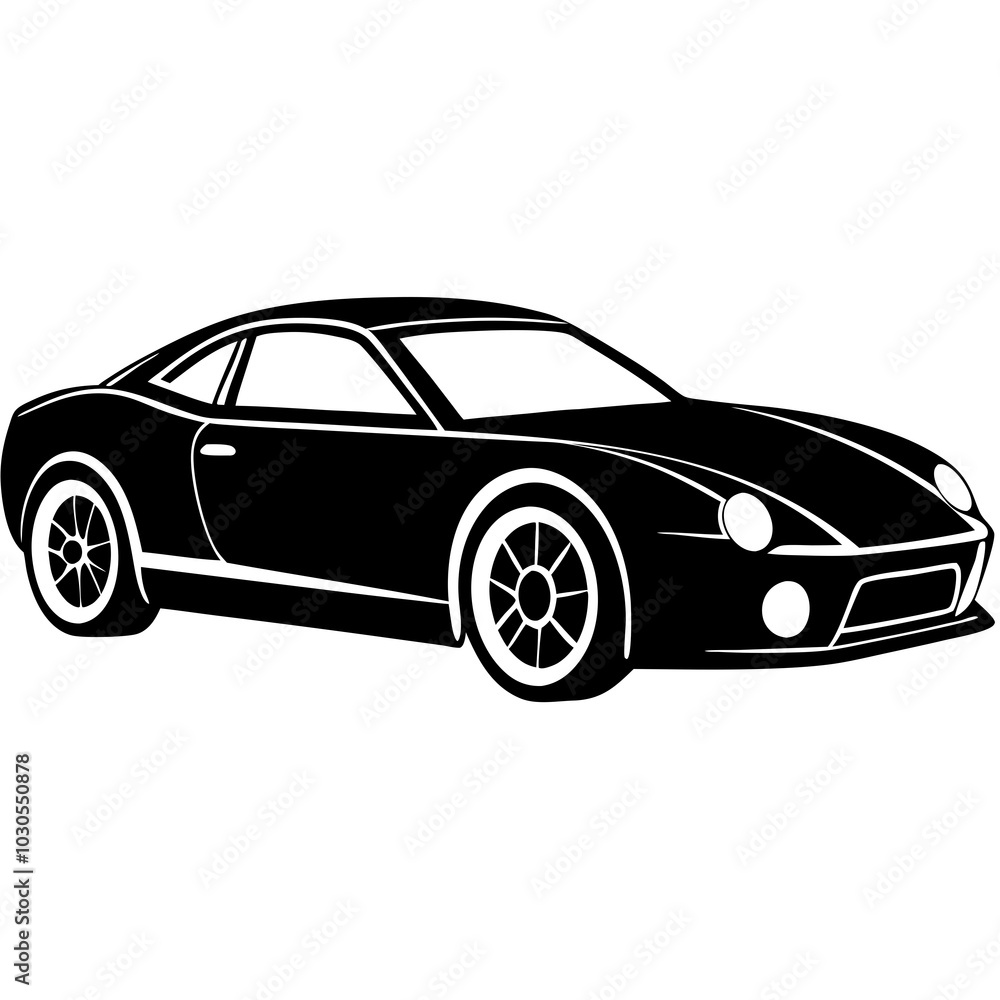 sports car isolated sports car isolated