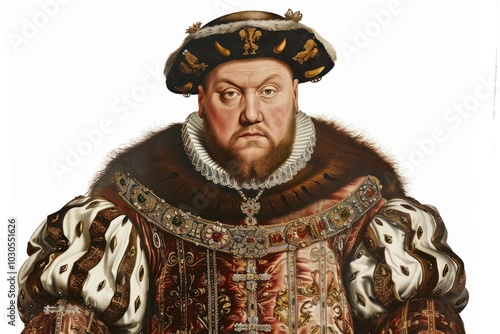 King Henry VIII painting art renaissance.