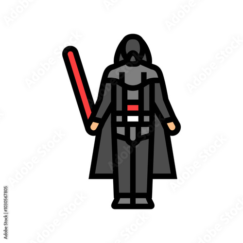 movie cosplay male color icon vector. movie cosplay male sign. isolated symbol illustration