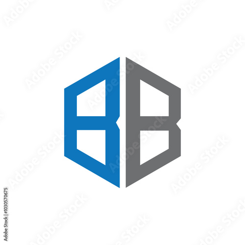bb letter logo design, bb initial logo vector, bb logo for business