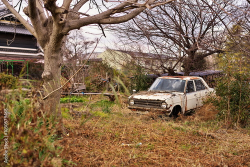 奈良県で見かけた廃車