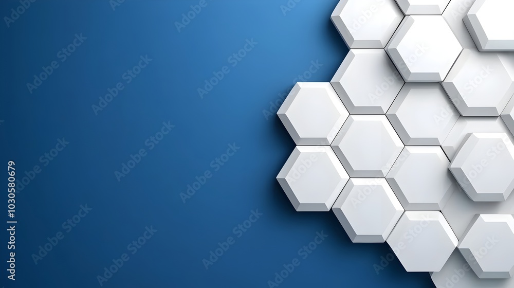 Sophisticated 3D abstract geometric pattern featuring a repeating arrangement of layered white hexagon shapes Minimalist clean and modern design perfect for website backgrounds branding packaging Sophisticated 3D abstract geometric pattern featuring a repeating arrangement of layered white hexagon shapes Minimalist clean and modern design perfect for website backgrounds branding packaging