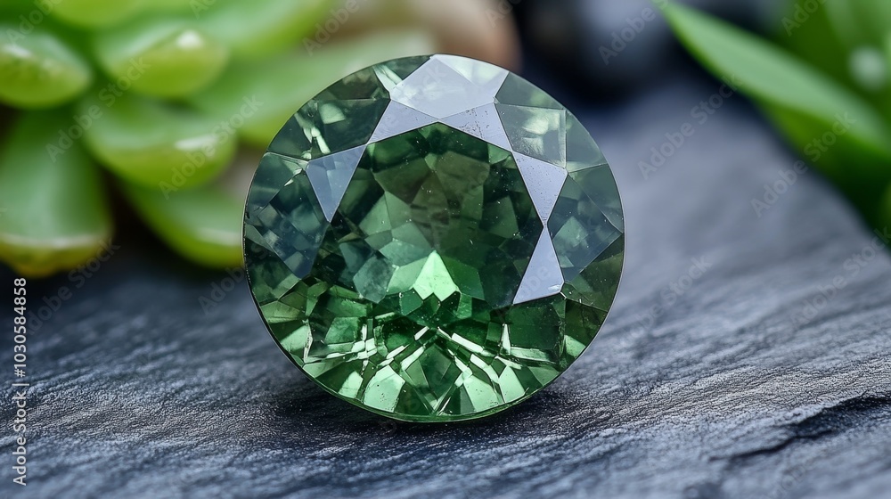 Stunning Round-Cut Earth-Mined Green Sapphire for Elegant Designs Stunning Round-Cut Earth-Mined Green Sapphire for Elegant Designs