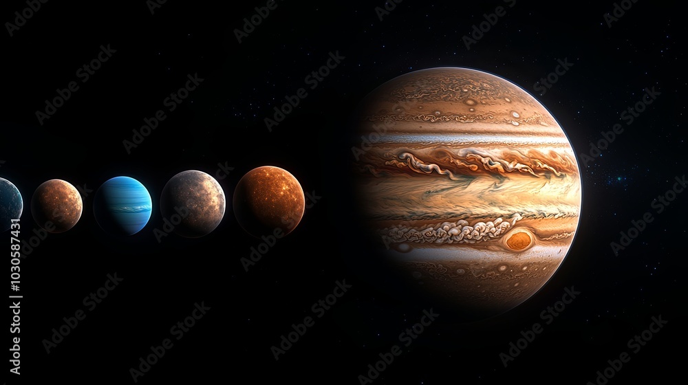 Stunning CGI Representation of Planetary System Stunning CGI Representation of Planetary System