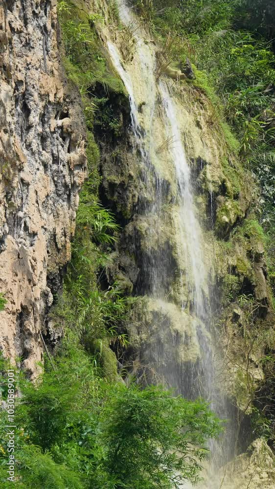Waterfall landscape in natural, Kanchanaburi Province, Thailand Waterfall landscape in natural, Kanchanaburi Province, Thailand