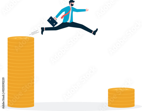 Pay cuts, income, decrease in wages or profits, recession or stock market decline,

