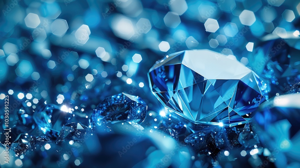 Exquisite Blue Diamonds, highlighting their brilliance and elegance. Exquisite Blue Diamonds, highlighting their brilliance and elegance.