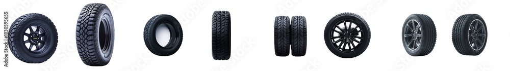 Free collection of car tires with alurim on a transparent background. Free collection of car tires with alurim on a transparent background.