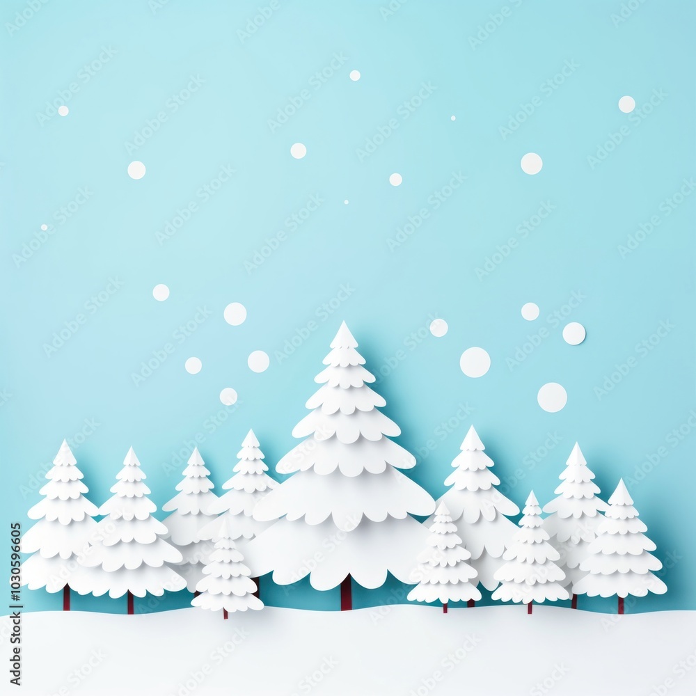 White Christmas tree christmas nature forest. White Christmas tree christmas nature forest.