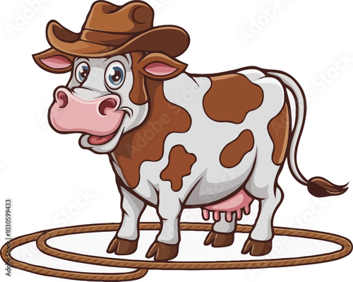 A cow moo clipart on a white background