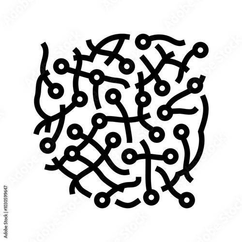 saffron threads ayurvedic herb line icon vector. saffron threads ayurvedic herb sign. isolated contour symbol black illustration