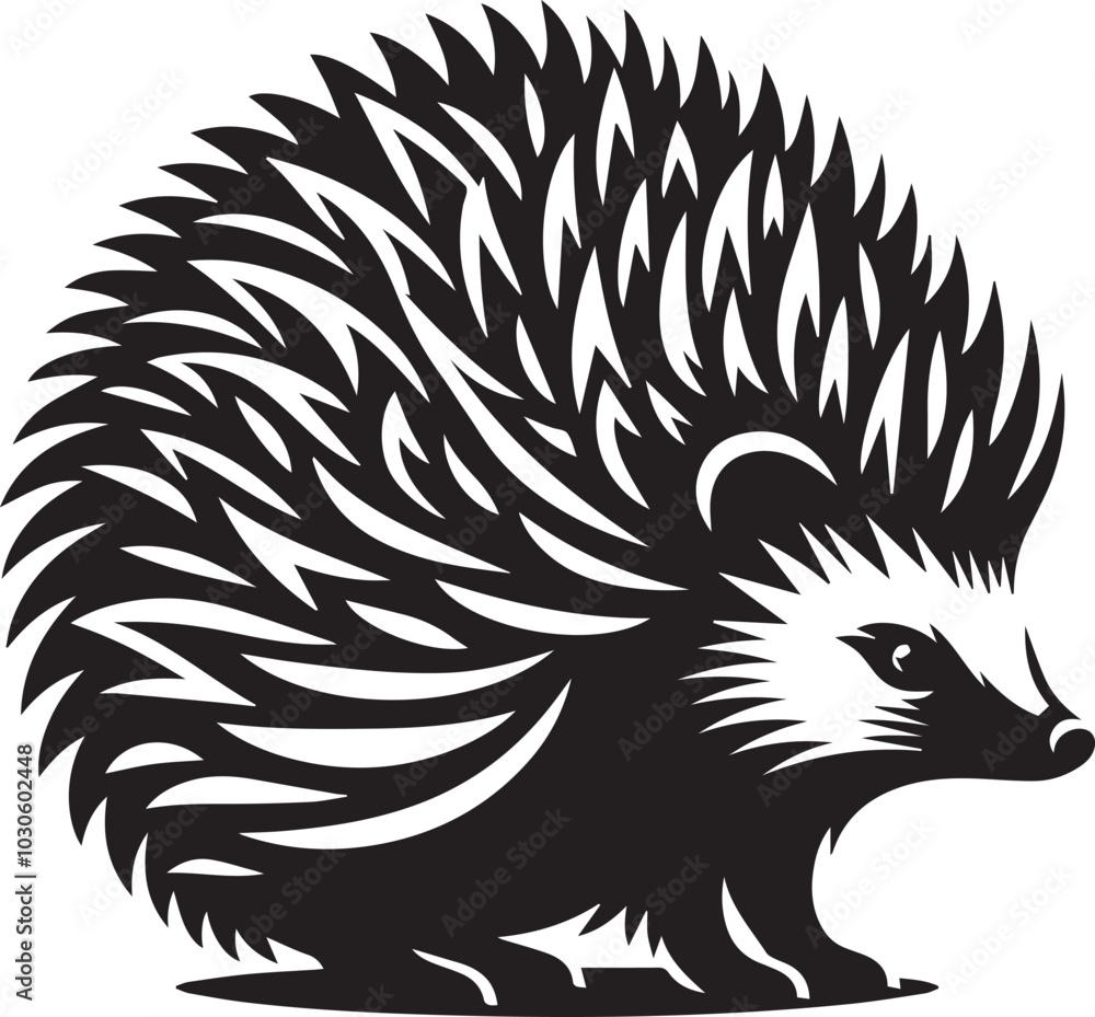 Fototapeta premium hedgehog with a ball