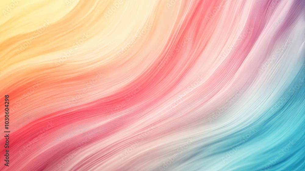 Abstract Swirling Gradient with Pink, Yellow, and Blue Hues Abstract Swirling Gradient with Pink, Yellow, and Blue Hues