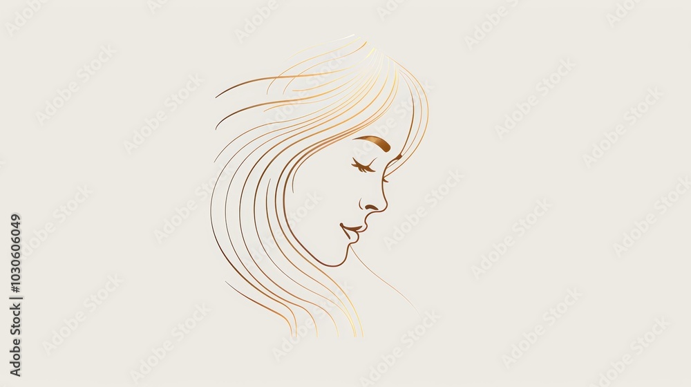 Stylish Portrait of a Woman with Geometric Accents for Fashion or Beauty Design Generative AI Stylish Portrait of a Woman with Geometric Accents for Fashion or Beauty Design Generative AI