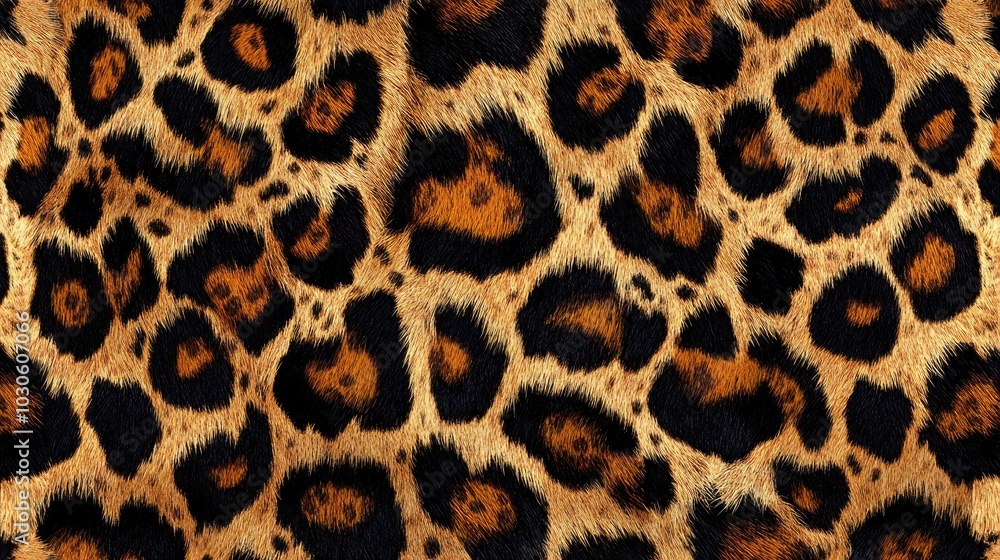 Leopard skin pattern animal fur seamless design Leopard skin pattern animal fur seamless design