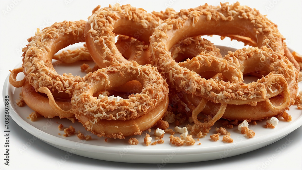 Crispy Onion Ring Pretzel Dessert Variation Crispy Onion Ring Pretzel Dessert Variation