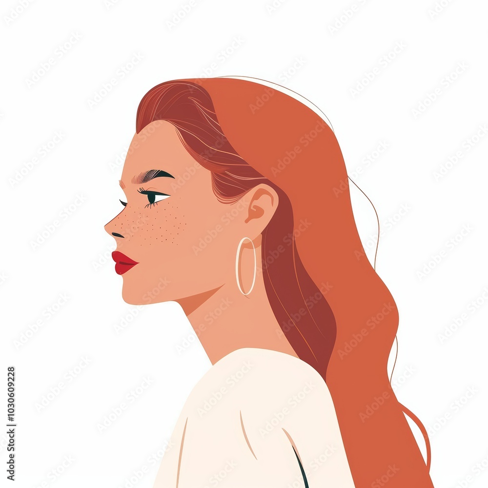 Vibrant Girl Portrait for Fashion or Beauty Campaigns Generative AI Vibrant Girl Portrait for Fashion or Beauty Campaigns Generative AI