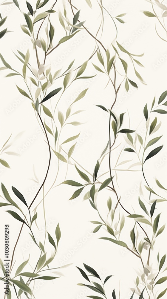 Fototapeta premium Chinese art wallpaper pattern backgrounds plant.